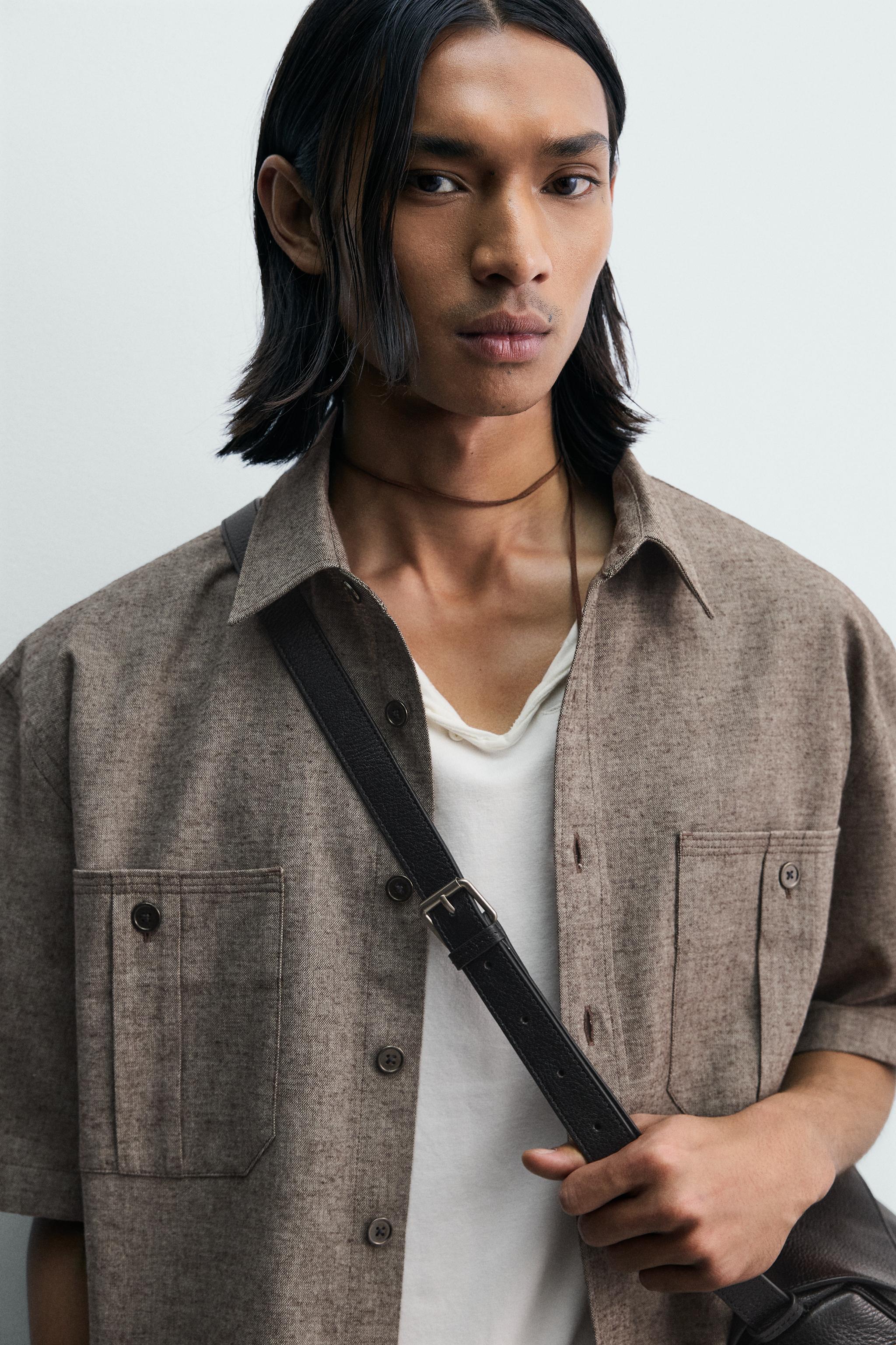 CHEMISE OVERSIZE À POCHES
